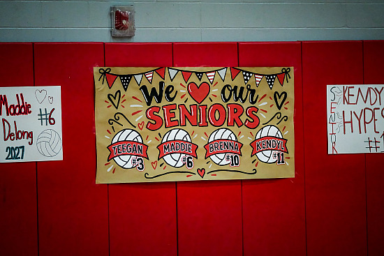 Dixie Volleyball Senior Night 2026